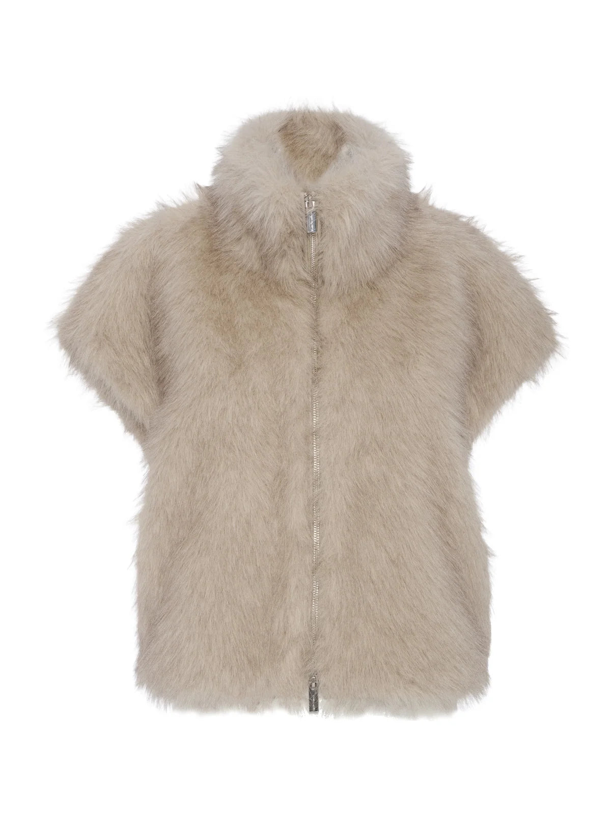 Sanctuary | Veste en fourrure soyeuse 'Silky' | Beige