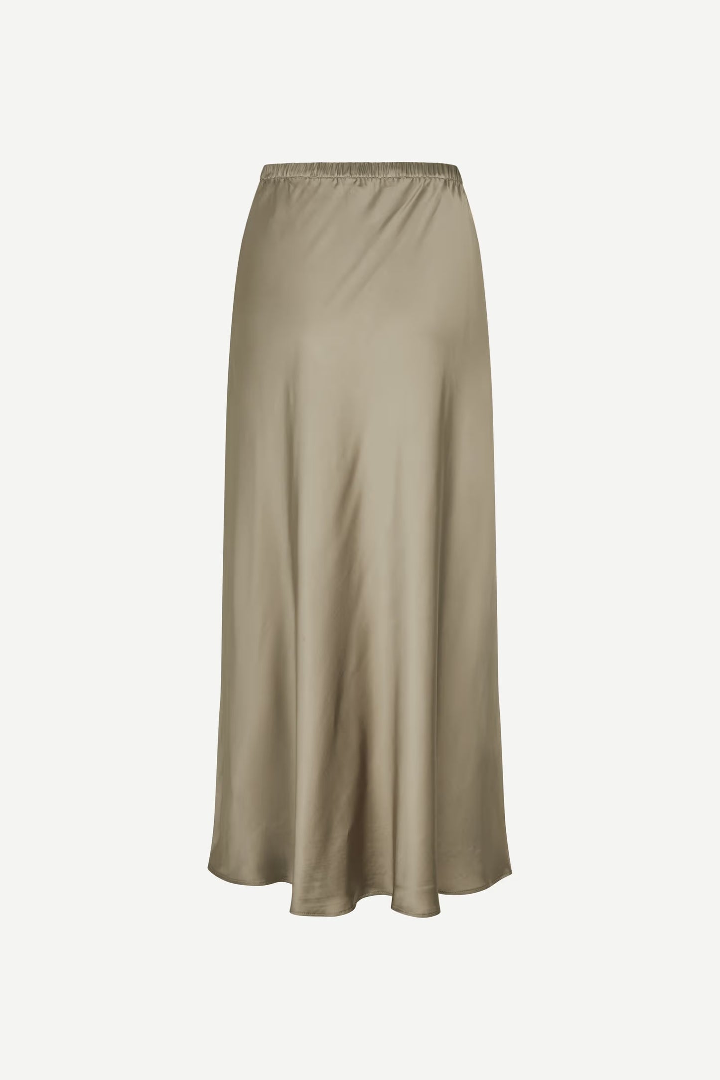 SAMSØE | Jupe satiné "Samiley" - Vert olive