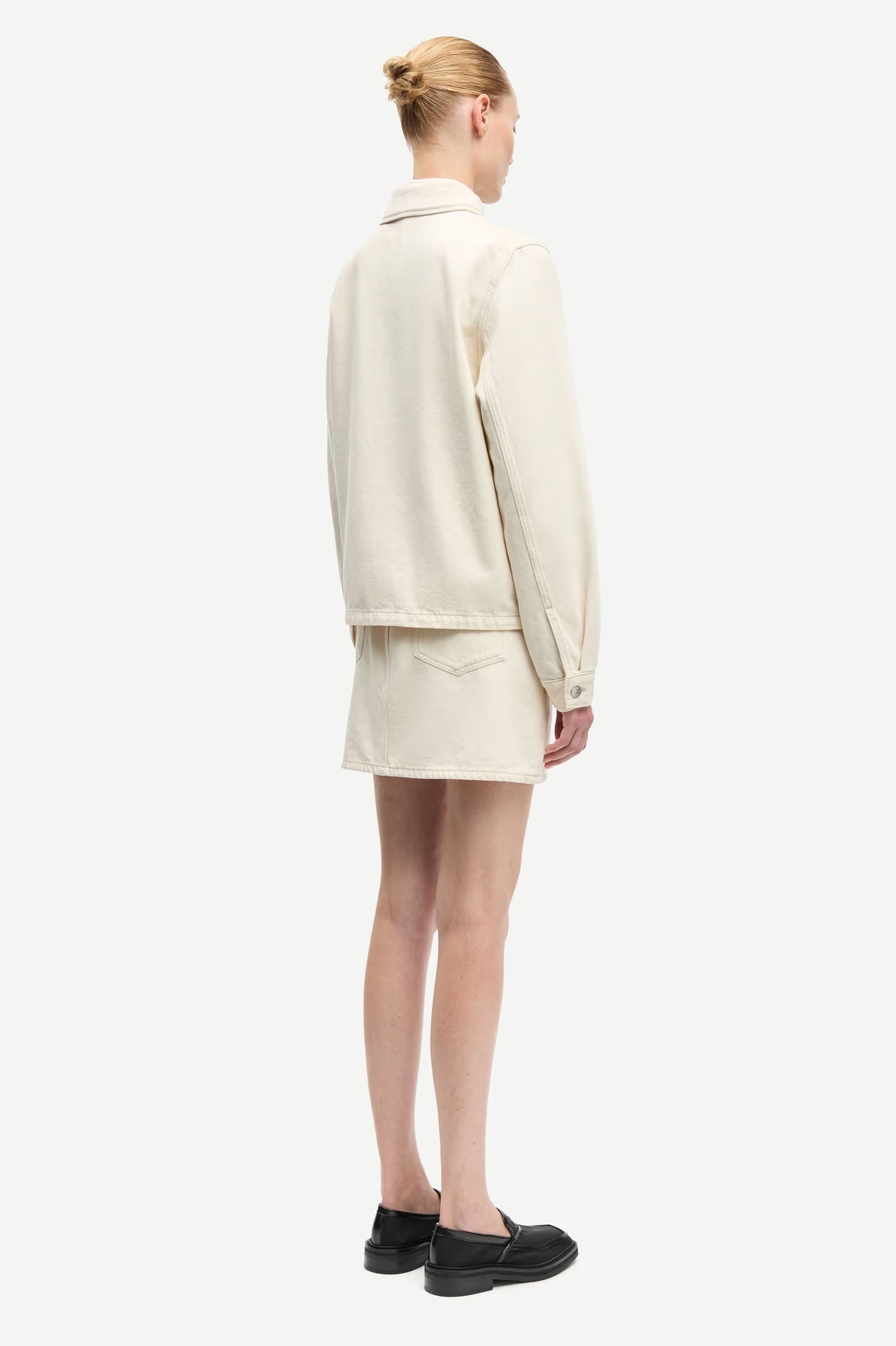 SAMSØE | Mini-jupe en denim "Sashelly" - Crème