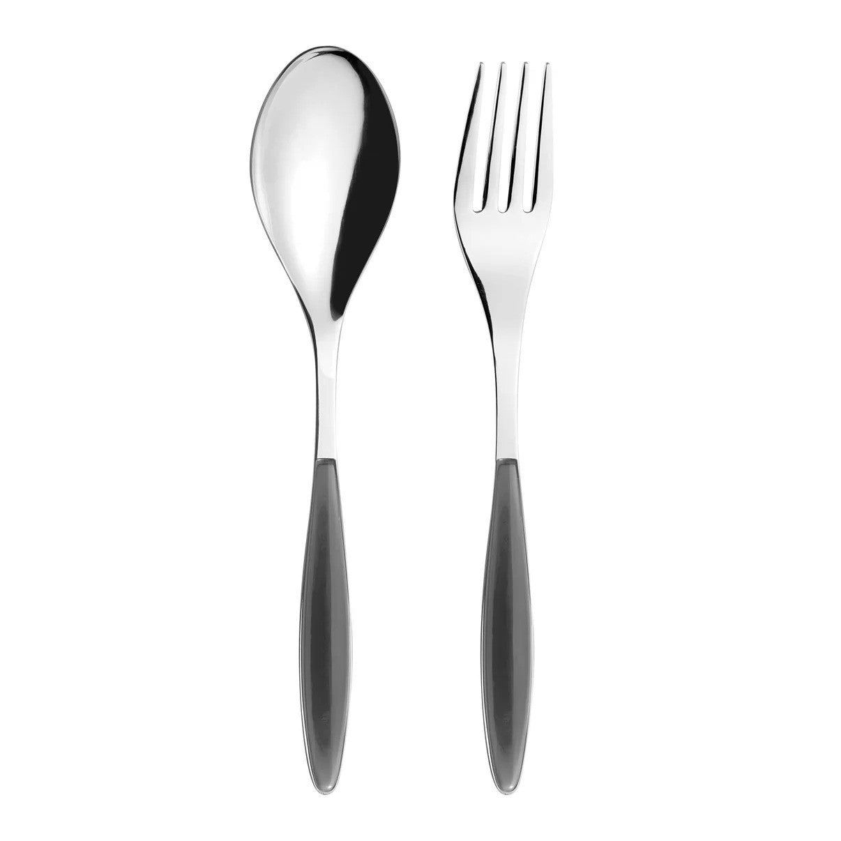 GUZZINI | CUILLÈRE ET FOURCHETTE DE SERVICE « FEELING » - NOIR