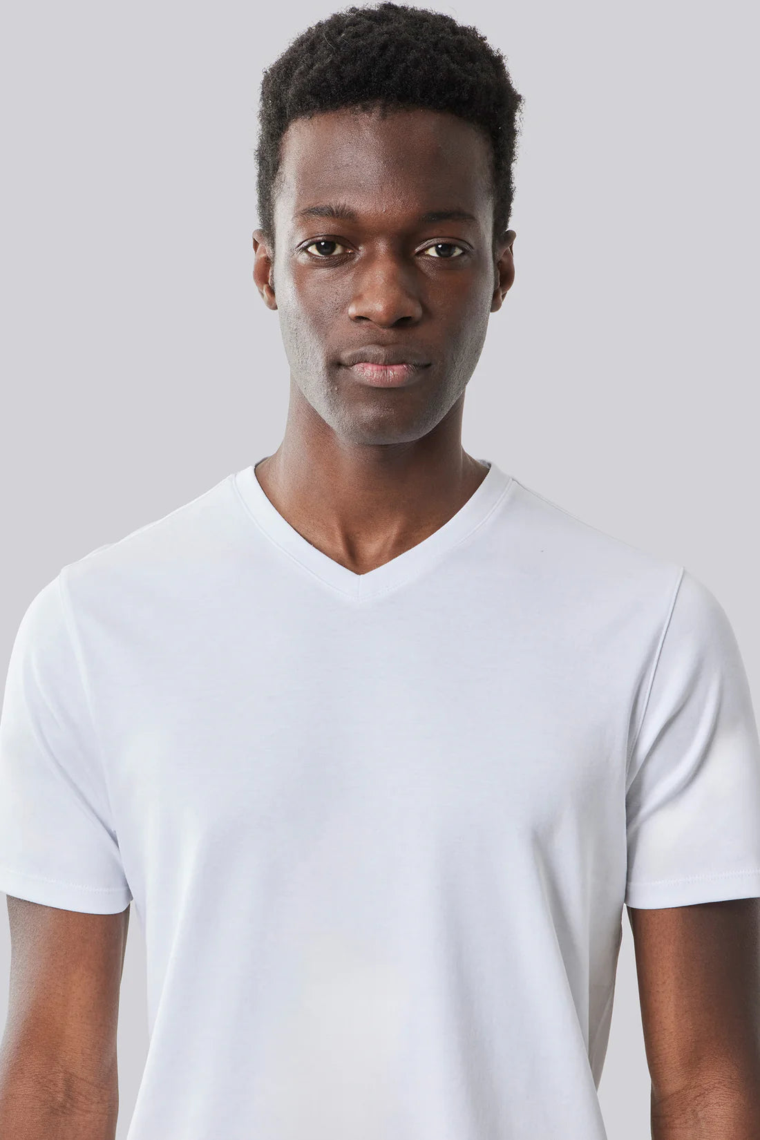 Robert Barakett | T-shirt ''Barakett'' à col en V - Blanc