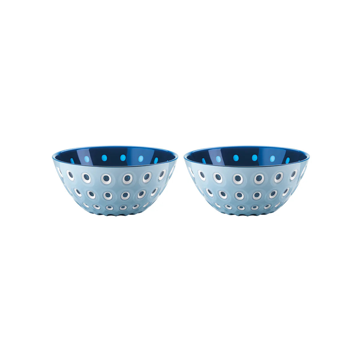 GUZZINI | BOL "LE MURRINE"  Ensemble de 2 bols 12cm - Bleu et Marine