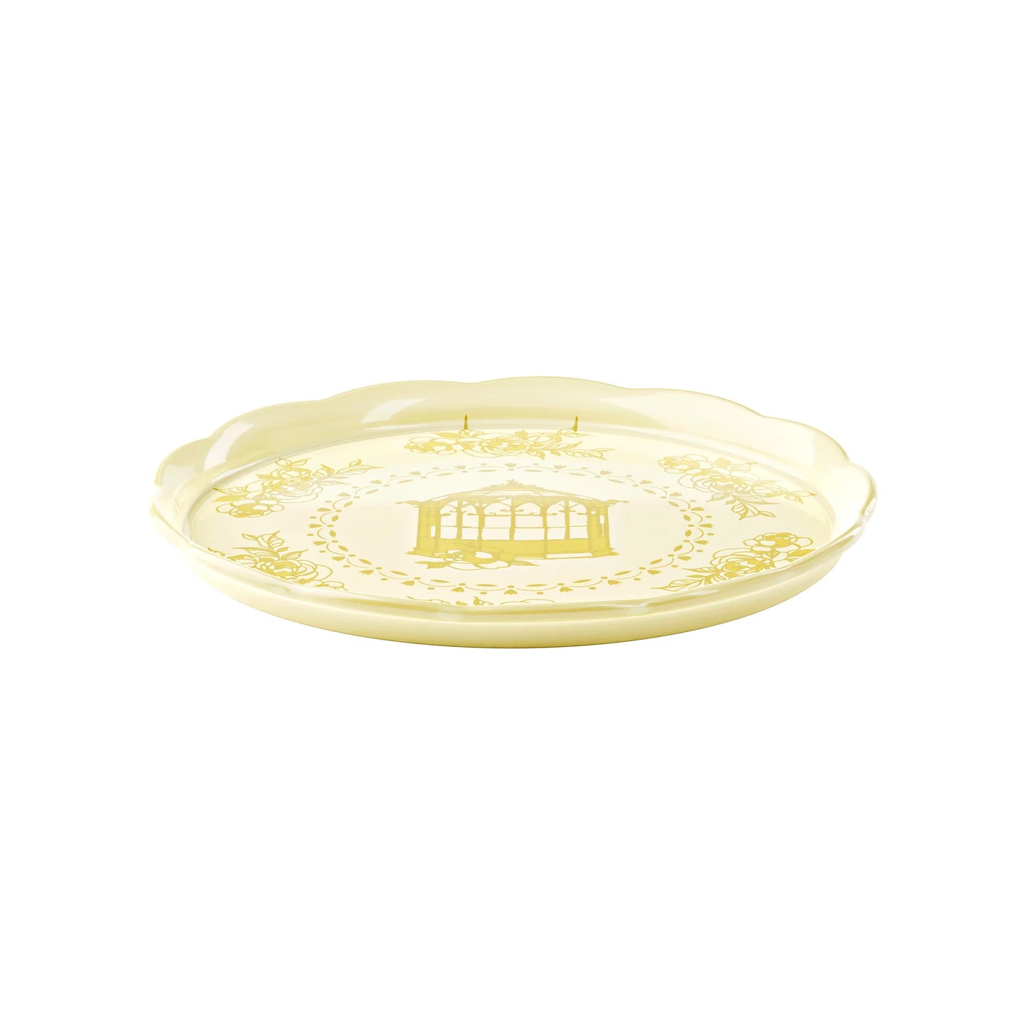 GUZZINI | GRAND PLATEAU ROND "JOSEPHINE" - Jaune