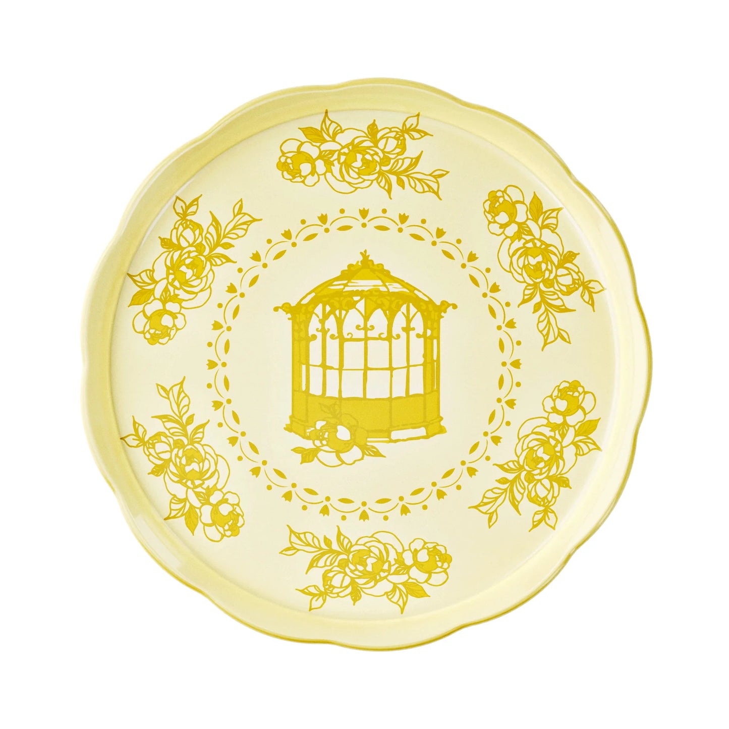 GUZZINI | GRAND PLATEAU ROND "JOSEPHINE" - Jaune