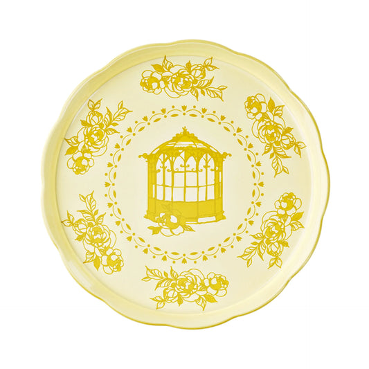 GUZZINI | GRAND PLATEAU ROND  "JOSEPHINE" - Jaune