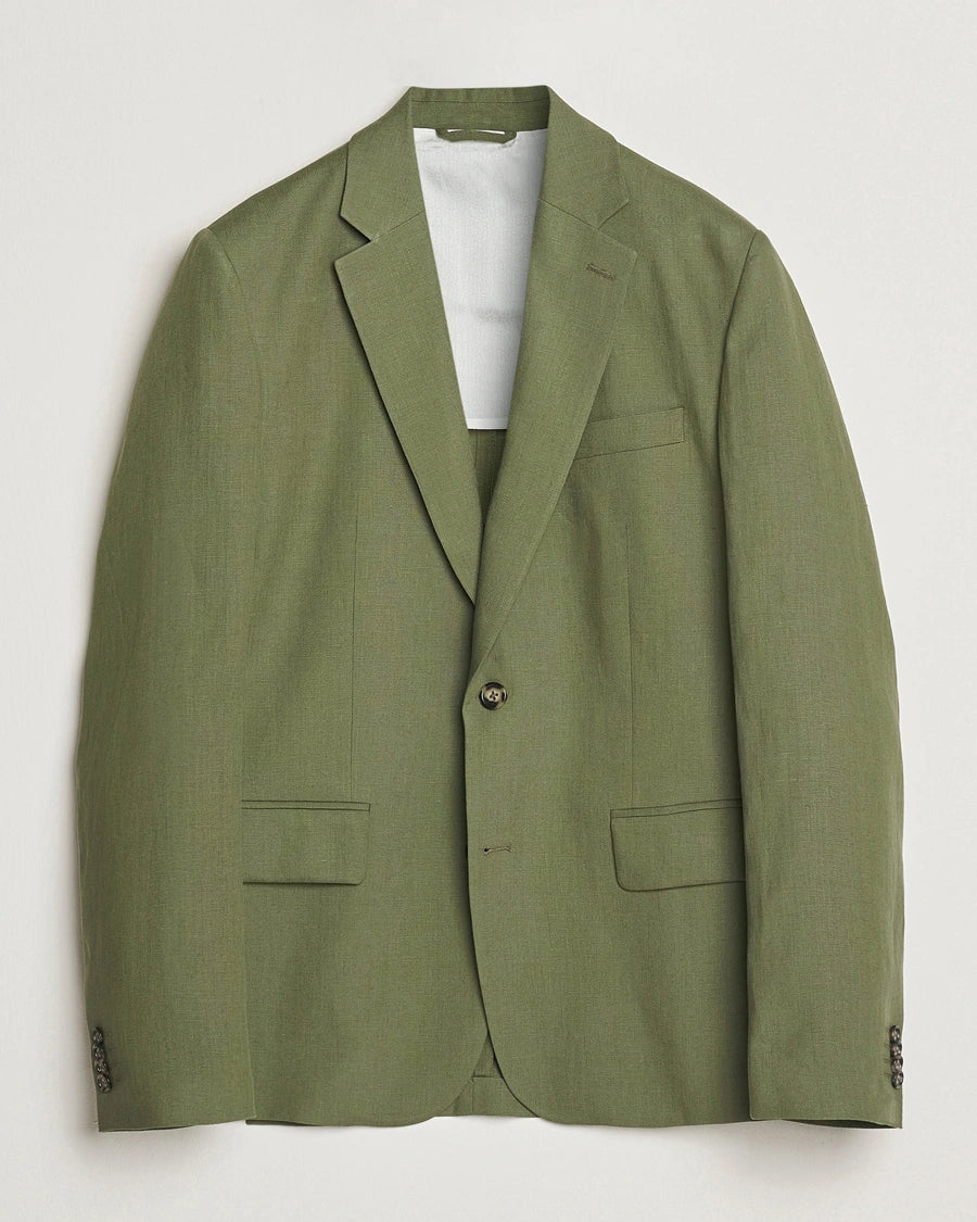 J.Lindeberg | Le costume ''ELTON'' en lin - Vert
