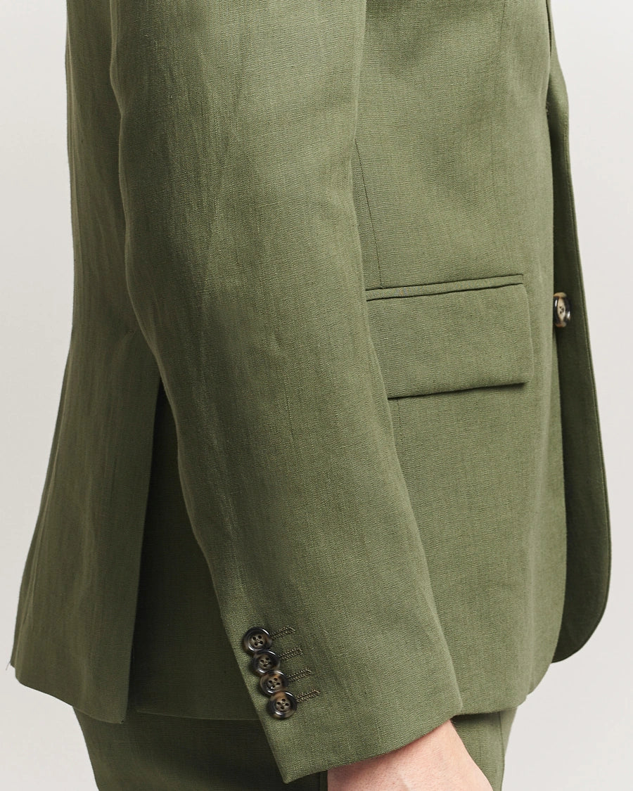 J.Lindeberg | Le costume ''ELTON'' en lin - Vert