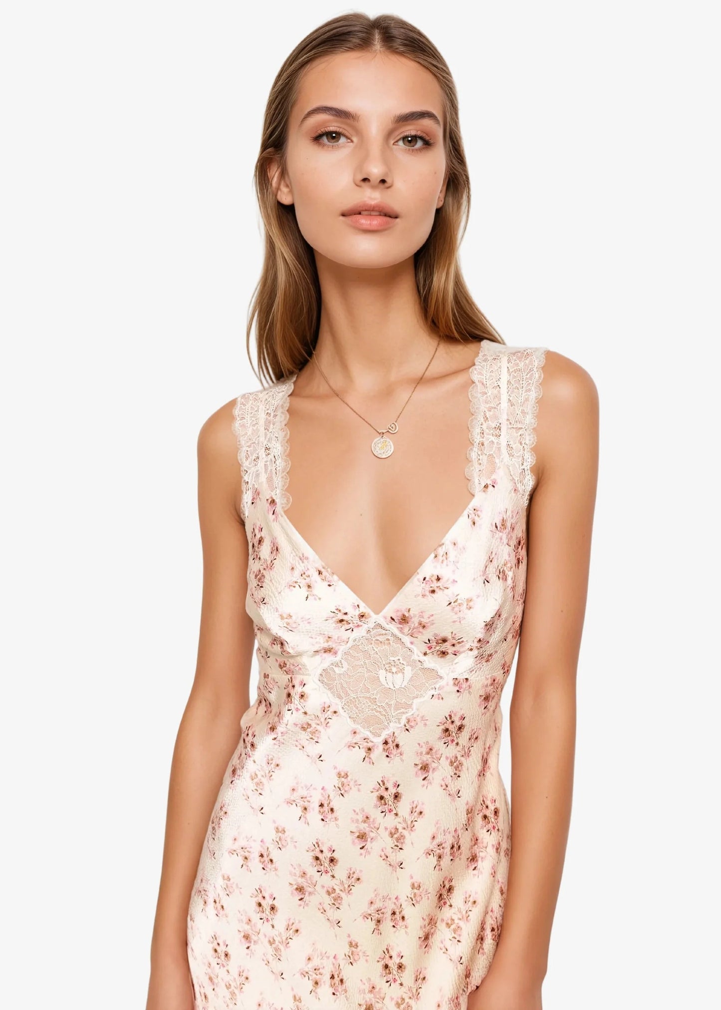 CAMI NYC | Robe en soie ''Rika'' - Imprimé floral Dutch Fields