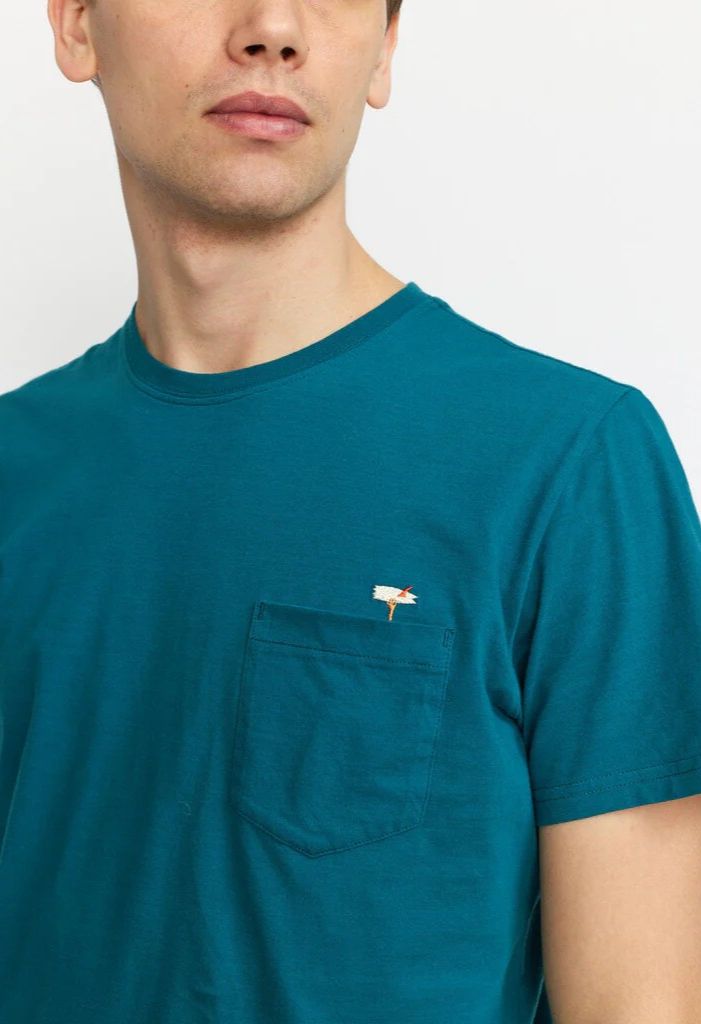 Revolution | T-shirt en coton - Pétrole