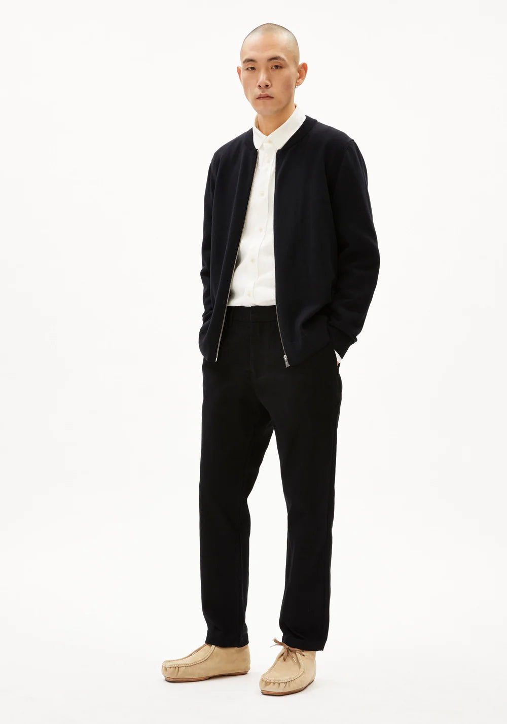 ARMEDANGELS | Veste en maille "AGAAMON" - Noir