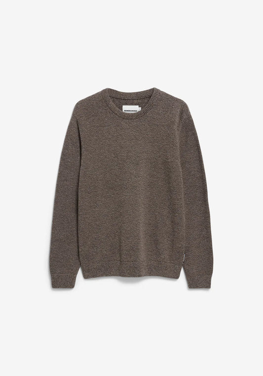 Armedangels | Le pull en coton biologique ''ALVAARIO'' - Marron