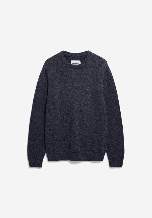 Armedangels | Le pull en coton biologique ''ALVAARIO'' - Bleu