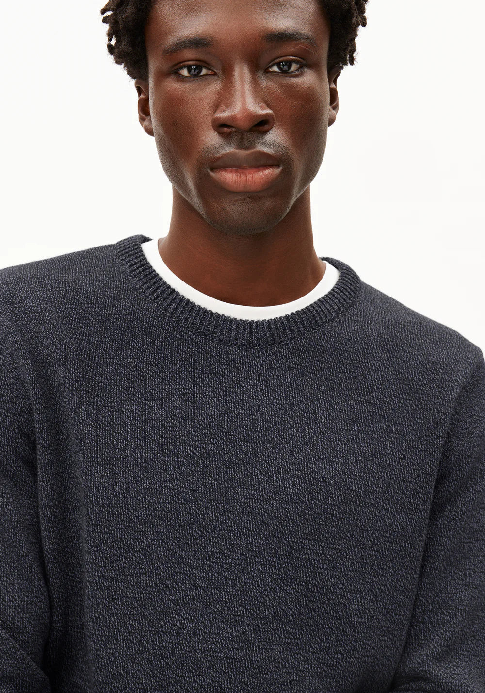 Armedangels | Le pull en coton biologique ''ALVAARIO'' - Bleu