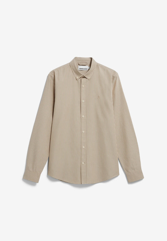 Armedangels | La chemise à rayures QUAASA - beige