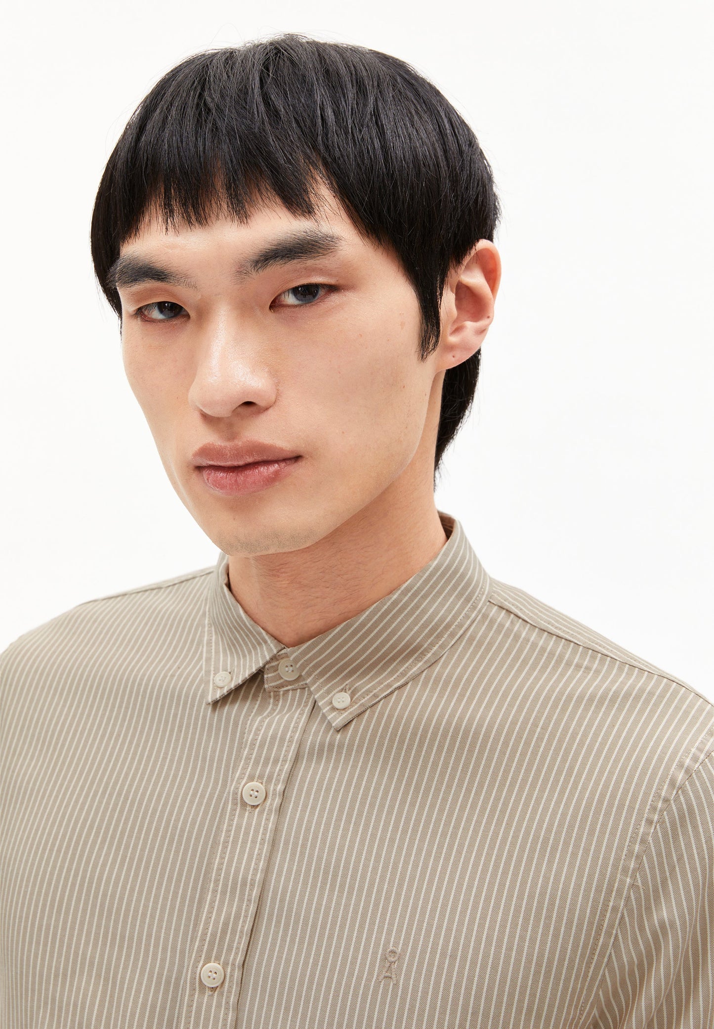 Armedangels | La chemise à rayures QUAASA - beige