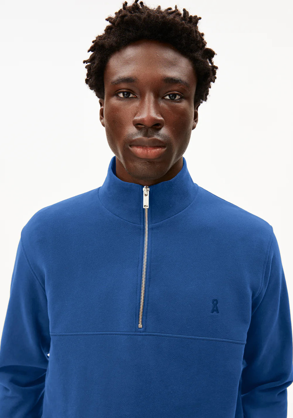 Armedangels |  Le sweat-shirt à demi-zip « WAARLO FLEECE »  - Bleu