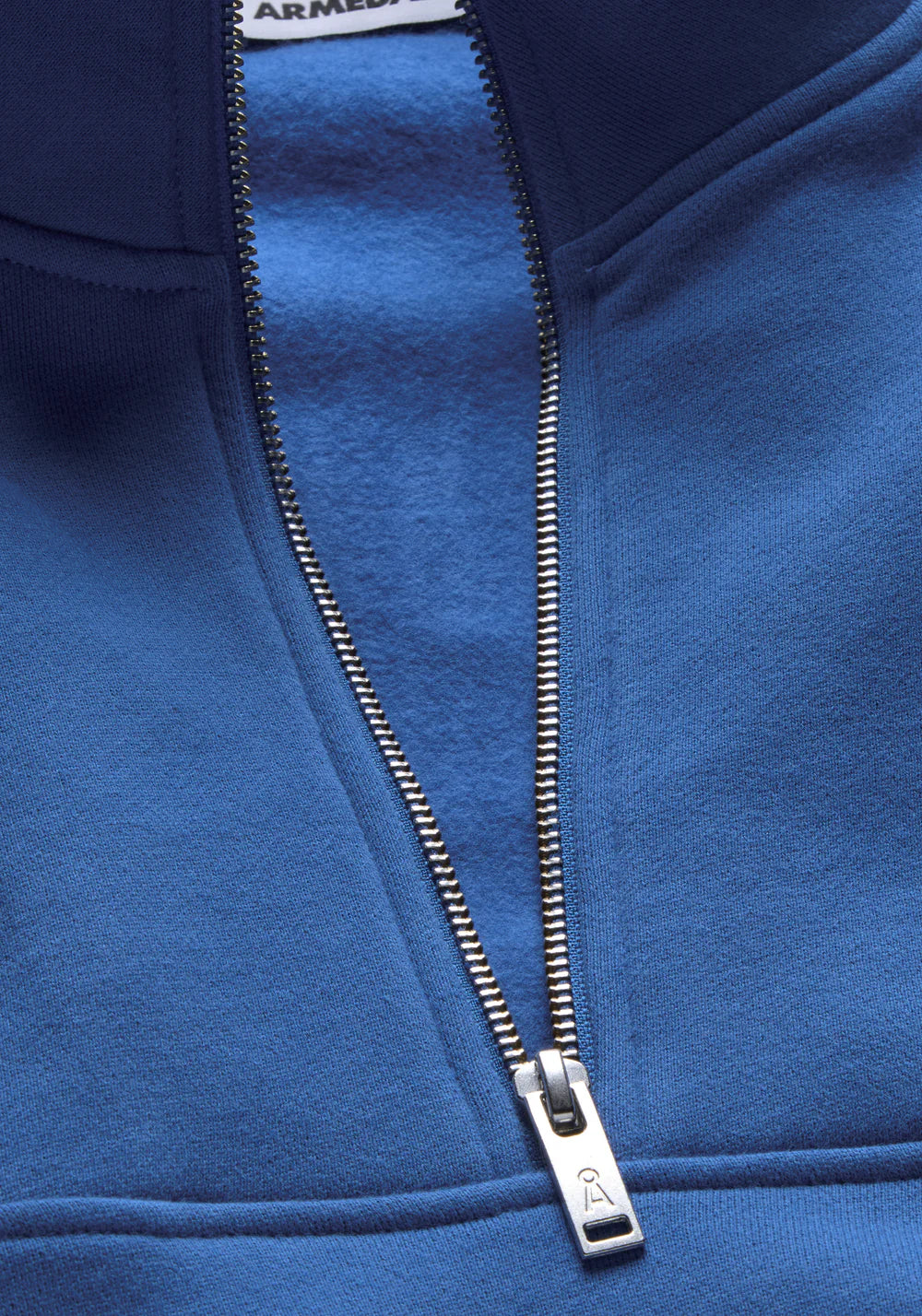 Armedangels |  Le sweat-shirt à demi-zip « WAARLO FLEECE »  - Bleu