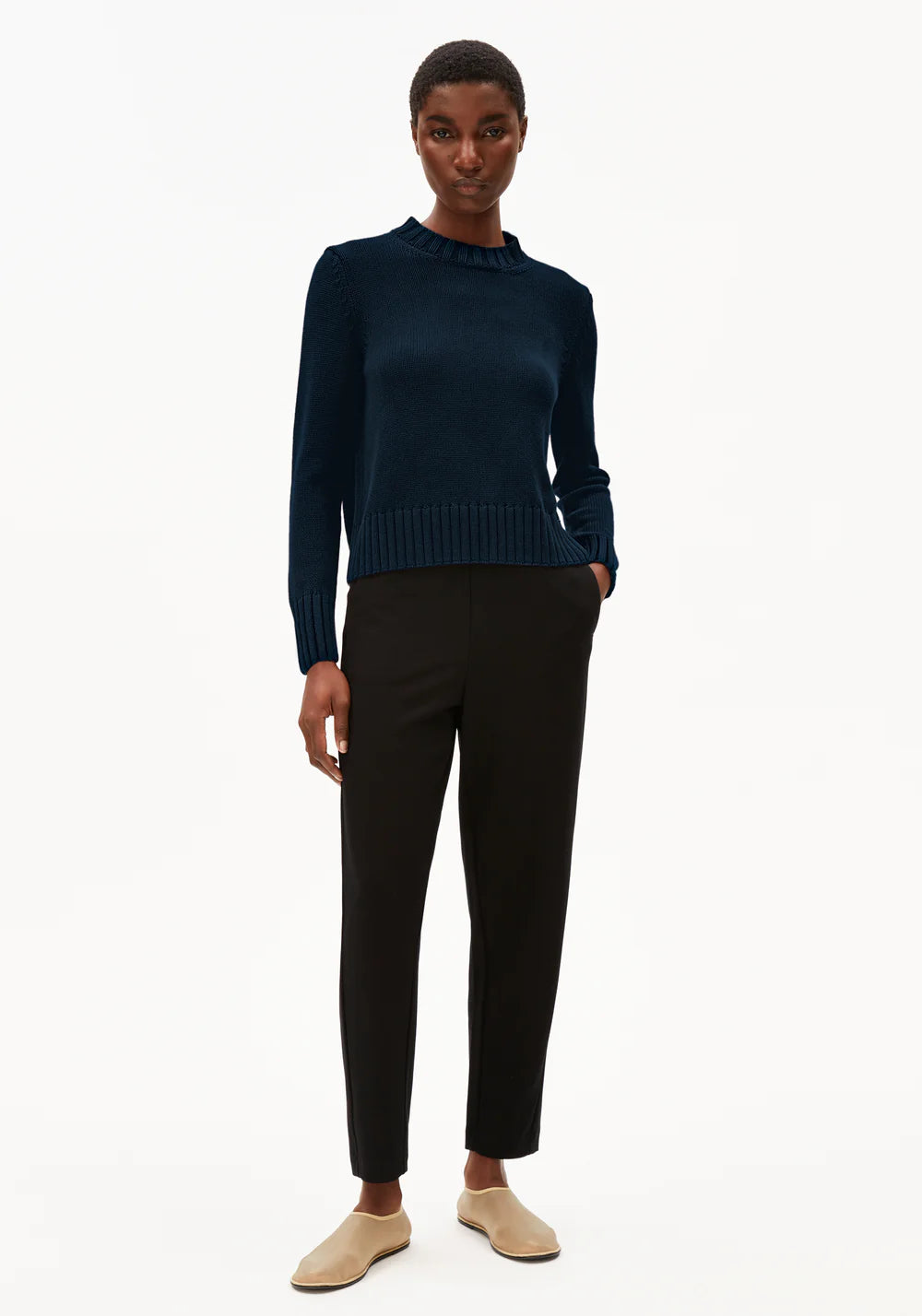 Armedangel | Pull "AMALIAAS" - Marine vintage