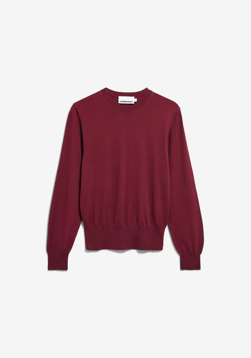 ARMEDANGELS | Pull en maille fine | Rouge velours