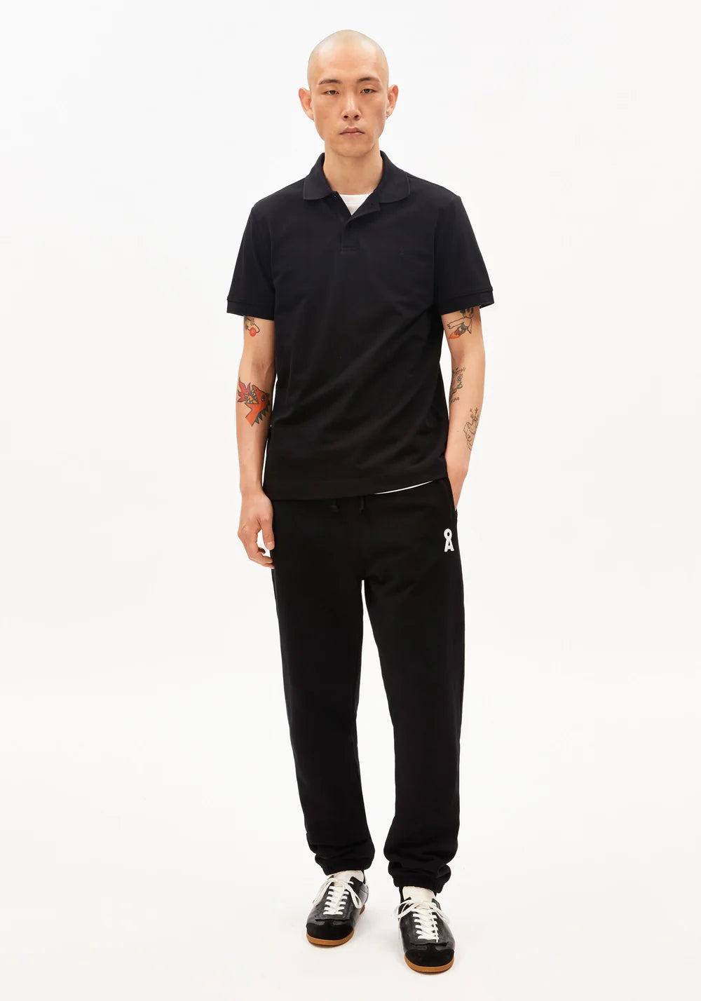 ARMEDANGELS | Polo "MAARIO" - Noir