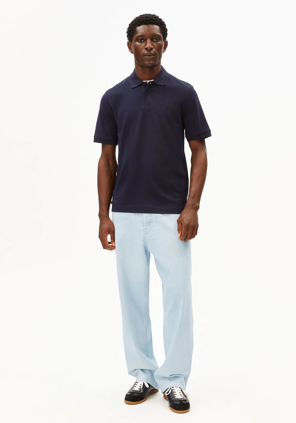 ARMEDANGELS | Polo "MAARIO" - Bleu marine