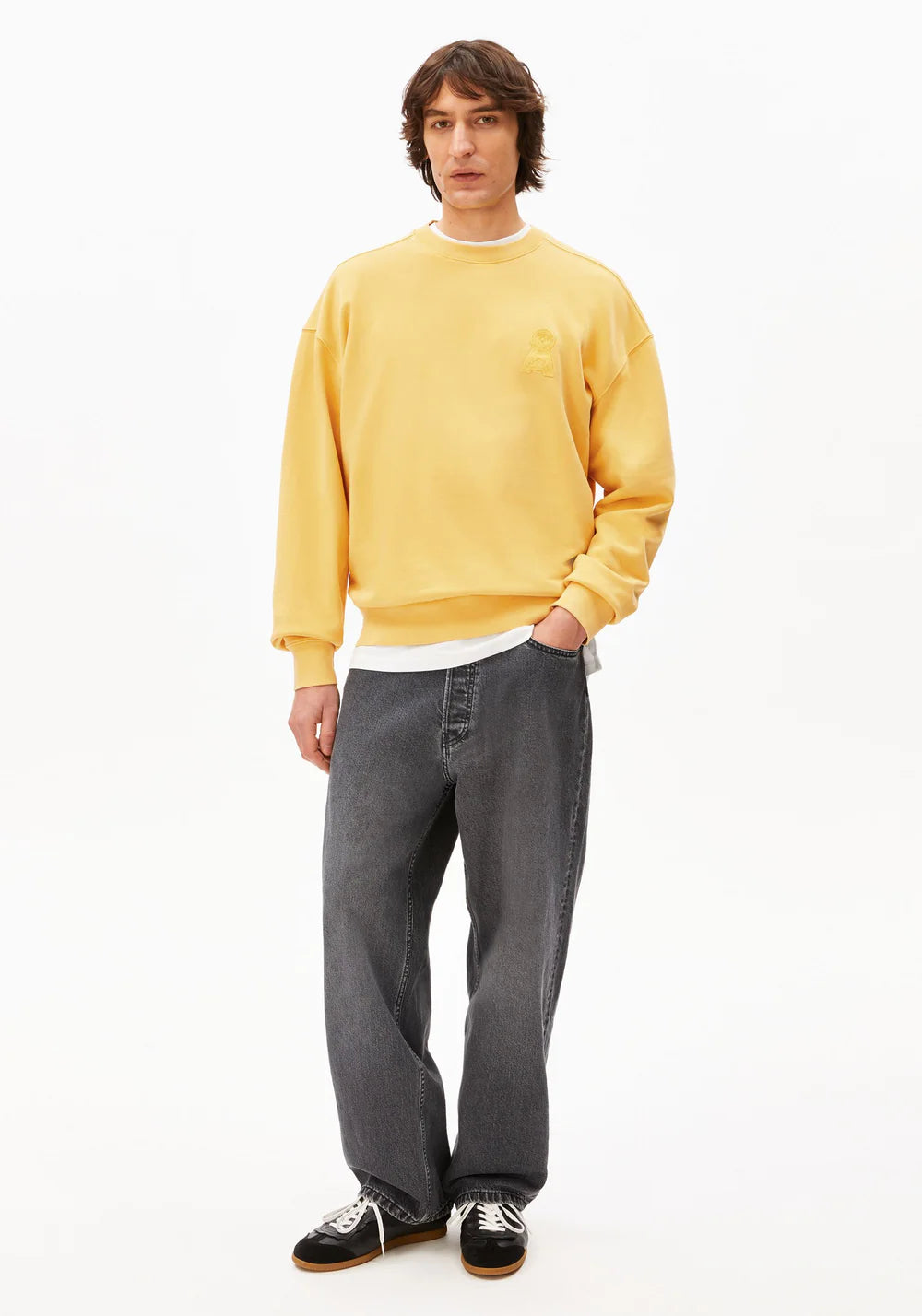 ARMEDANGELS | Sweat-shirt "ICONIC Å GMT DYE" - Jaune