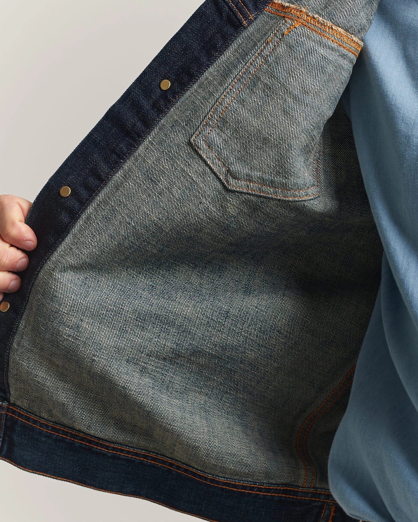 Nudie Jeans | Veste en jean ''Conny'' - Bleu effet usé