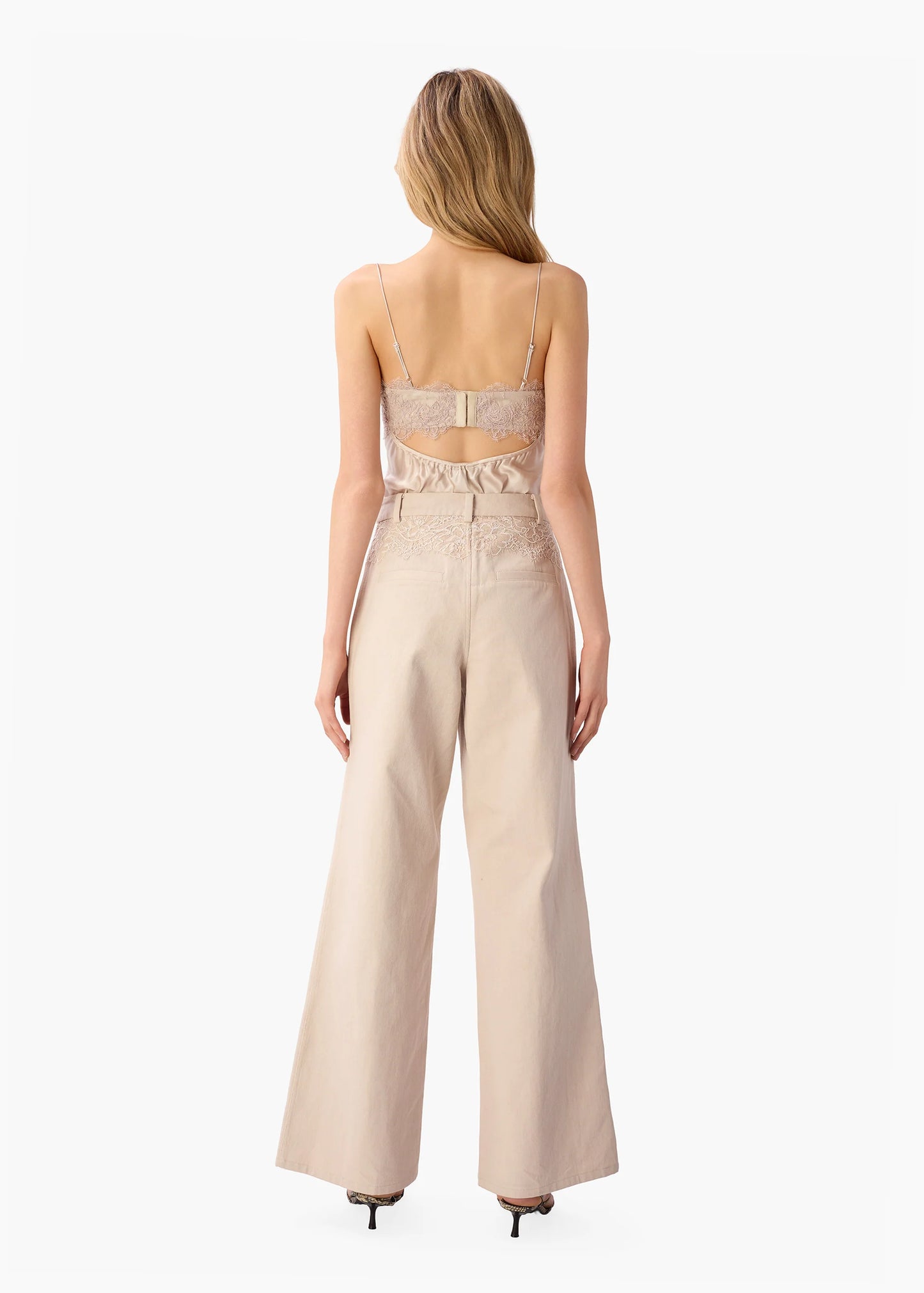 CAMI NYC | Le pantalon en denim bull ''Natali'' - crème