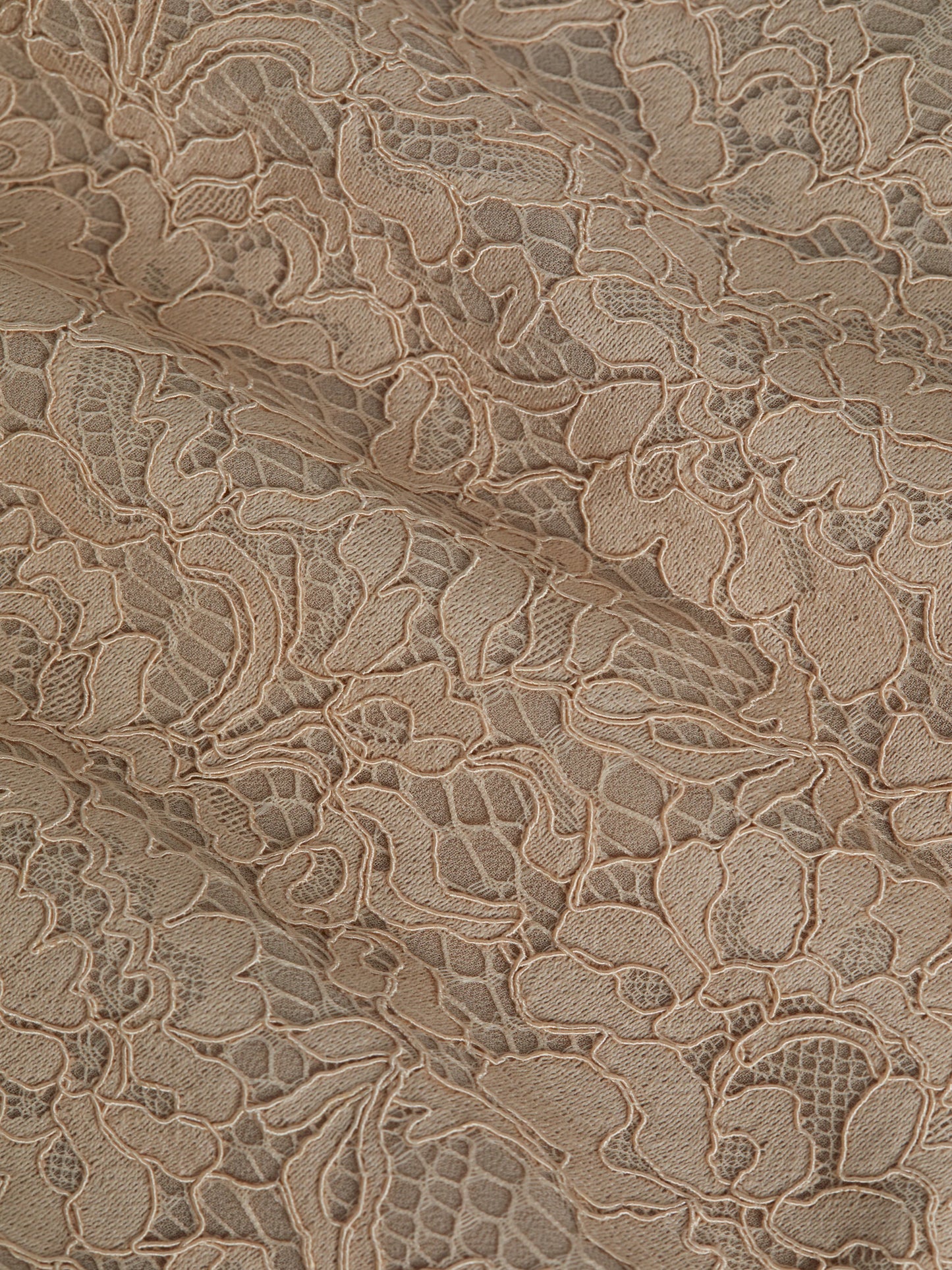 L'Agence | Jupe en dentelle "Royal Pencil" - Beige