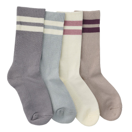 Limlim | Chaussettes en coton doux à deux rayures