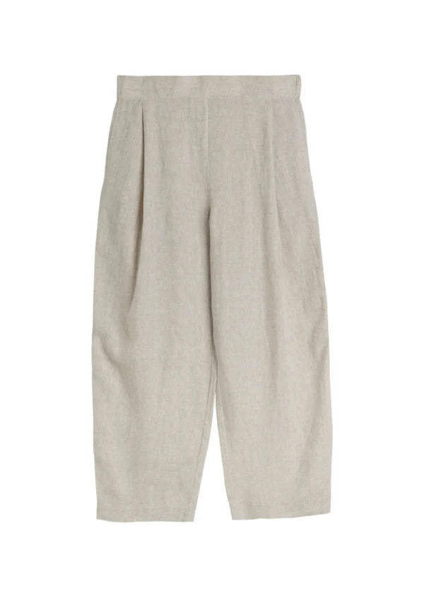 SAND | Pantalon en lin 'Arwa | Sable