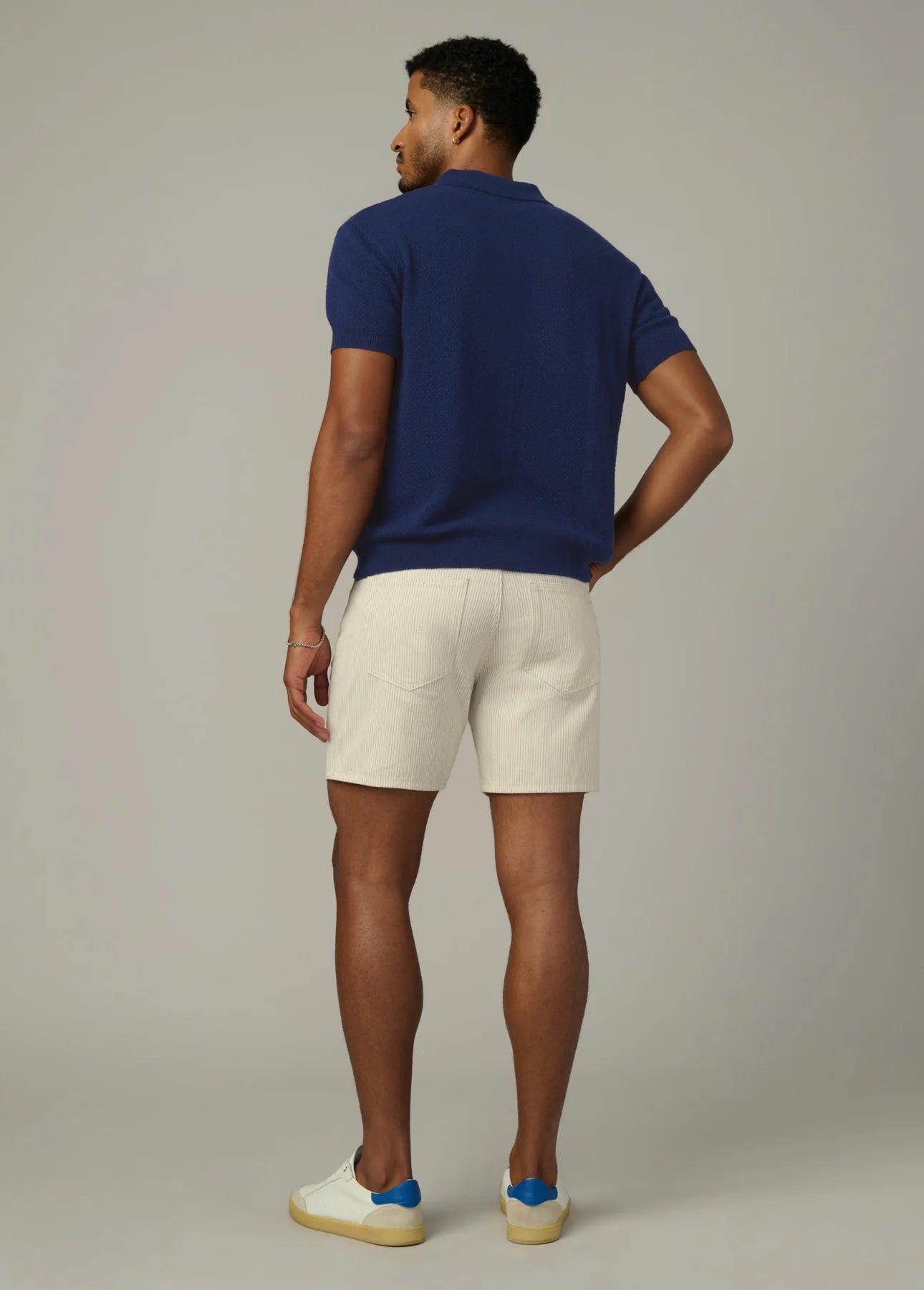 JOE's | Polo en maille mérinos et cachemire - Bleu marine