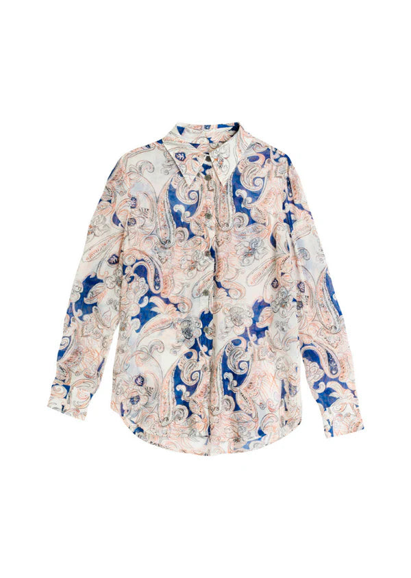 SAND | Blouse 'Latia' | Motif
