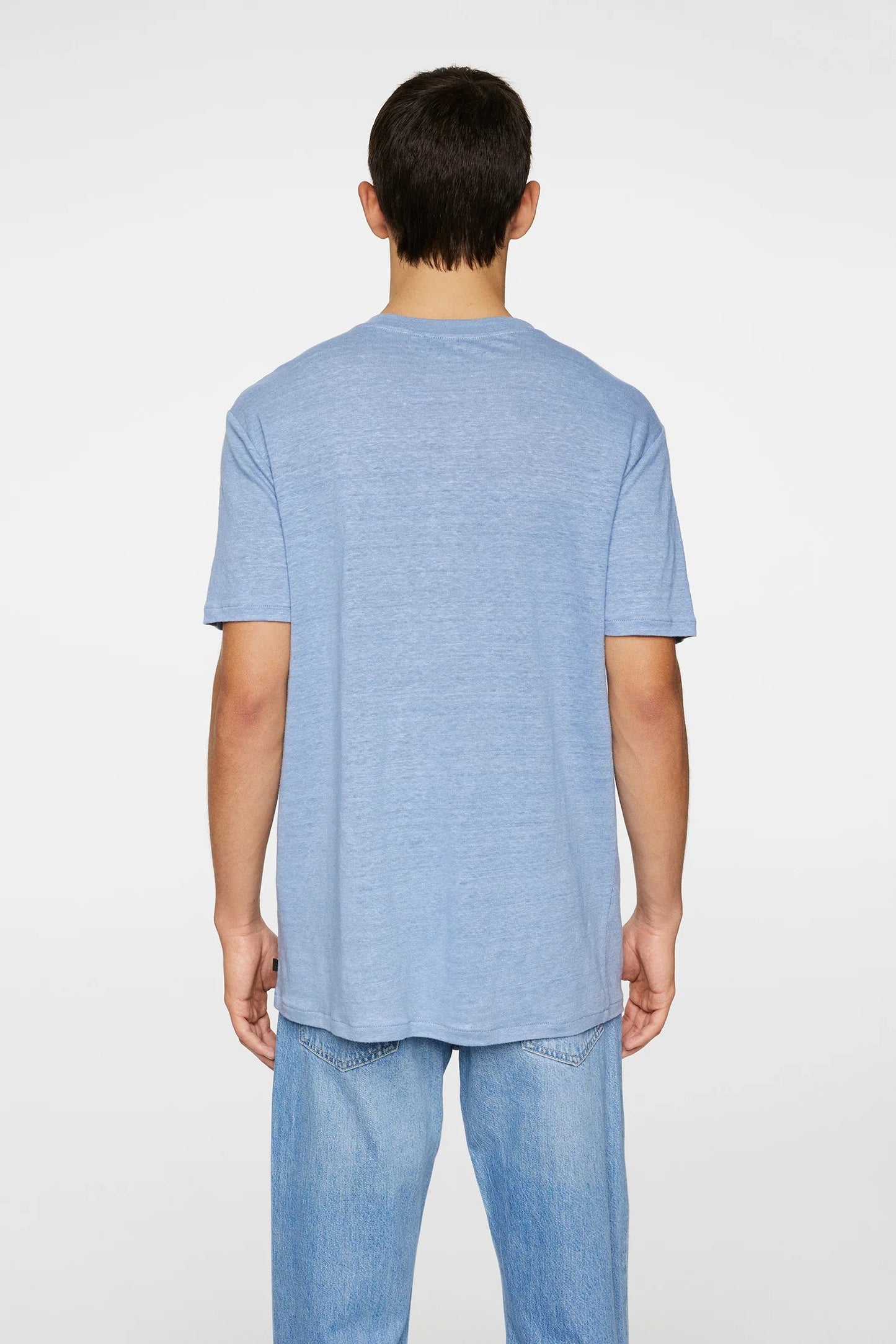 J.Lindeberg | T-shirt en lin “'Coma” - bleu ciel