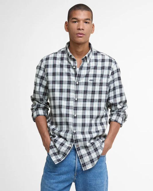 Barbour | Chemise à carreaux "Lanark" - Blanc/bleu/rose