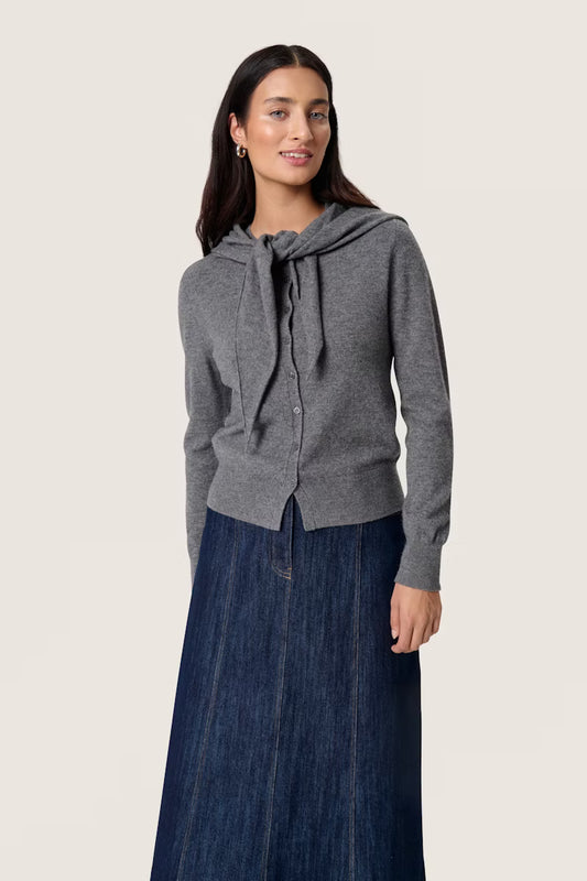 SOAKED IN LUXURY | Cardigan "Molina" - Gris