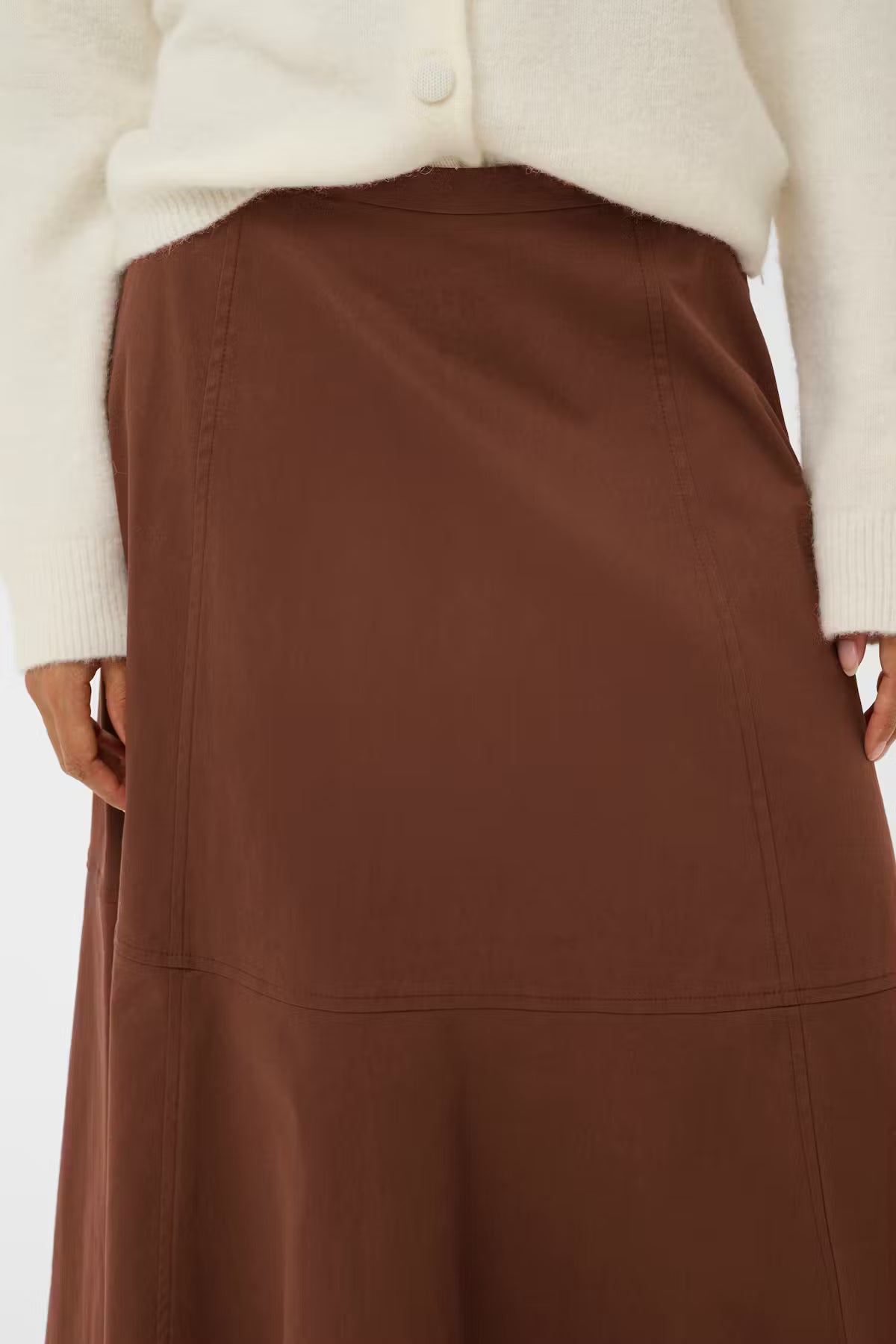 SOAKED IN LUXURY | JUPE 'MALO'| Brun