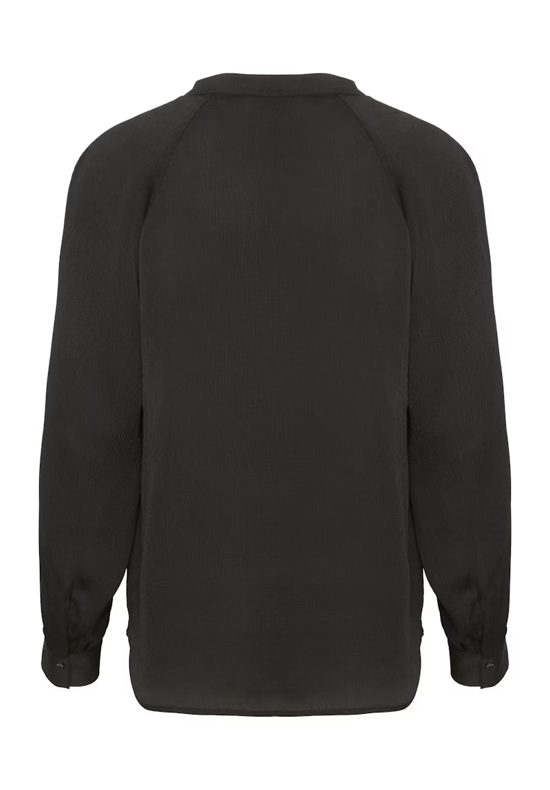 SOAKED IN LUXURY | Chemise "SLIoana" - Noire