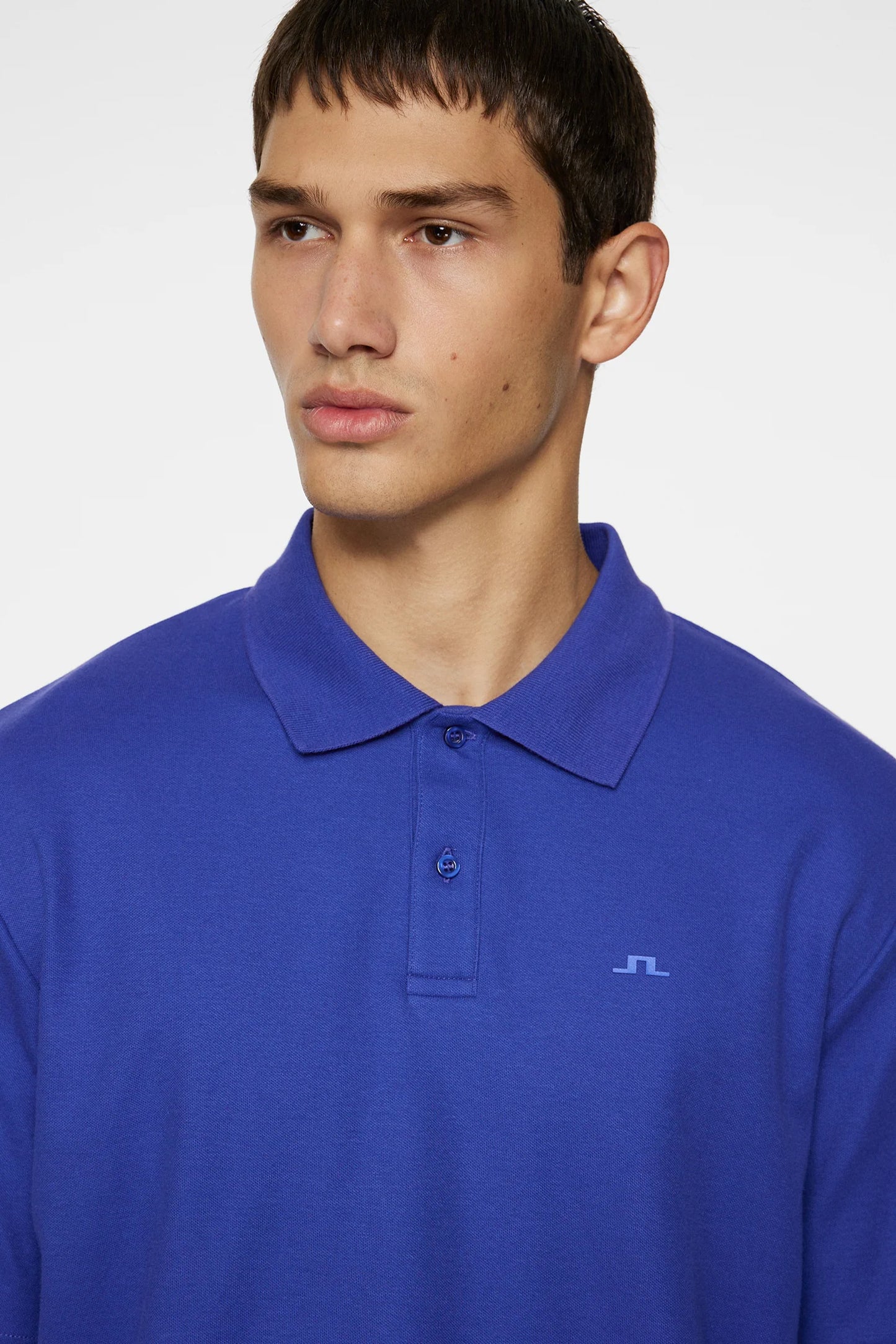 J.Lindeberg | Le polo “Trond” coton piqué - Mauve Clemantis
