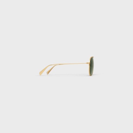 CELINE - LUNETTES DE SOLEIL - Aviateur - Or/Vert
