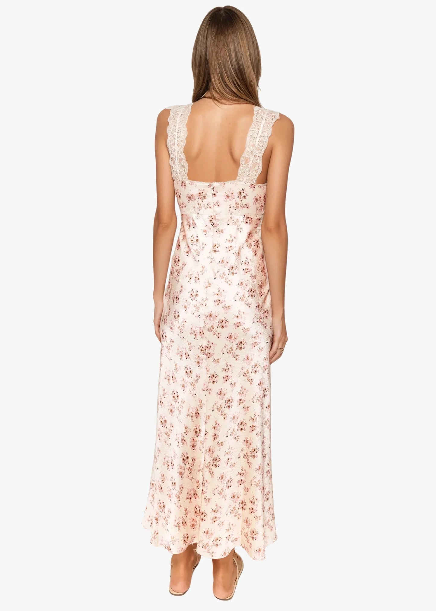 CAMI NYC | Robe en soie ''Rika'' - Imprimé floral Dutch Fields