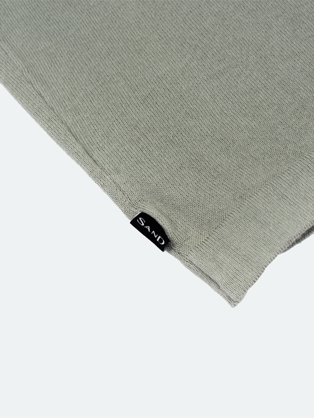 SAND Copenhagen | T-shirt en lin - Vert sauge