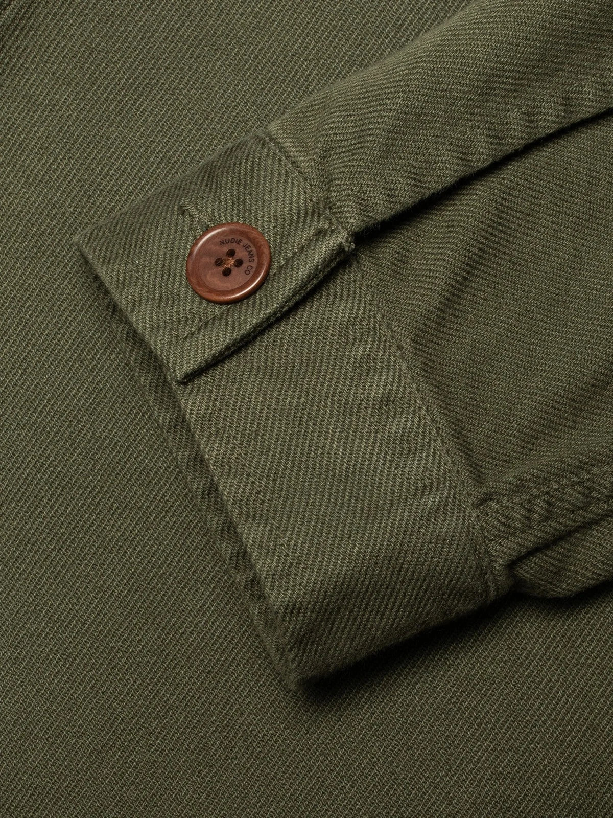 Nudie Jeans | La veste workwear en coton bio ''Barney ''- Olive