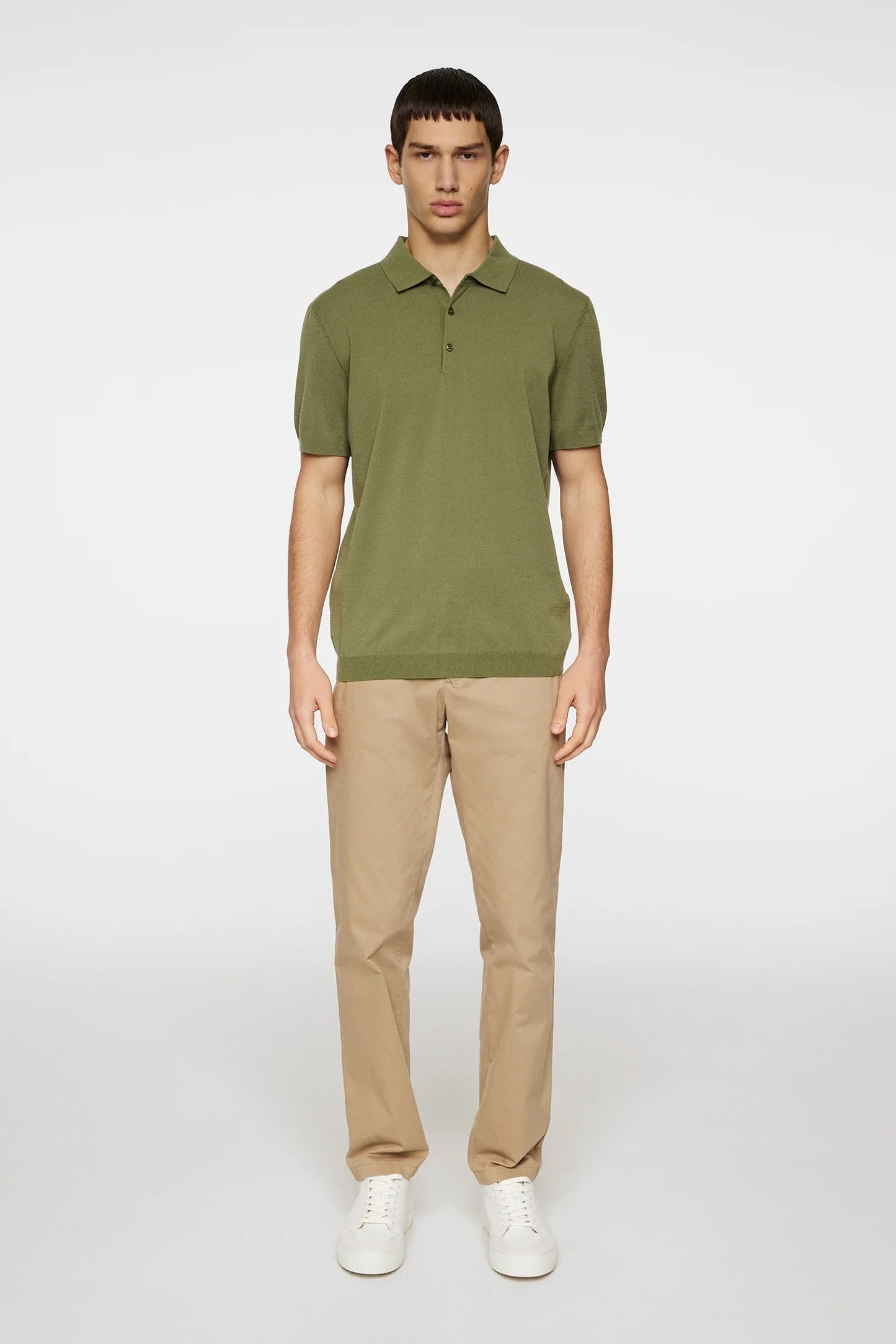 J.Lindeberg | Le polo en maille ''Ridge'' - Vert
