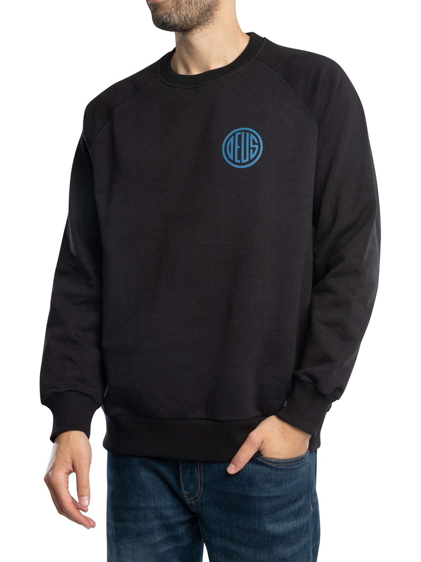 Deus Ex Machina | Sweat à col rond avec ''Pill logo'' - Noir