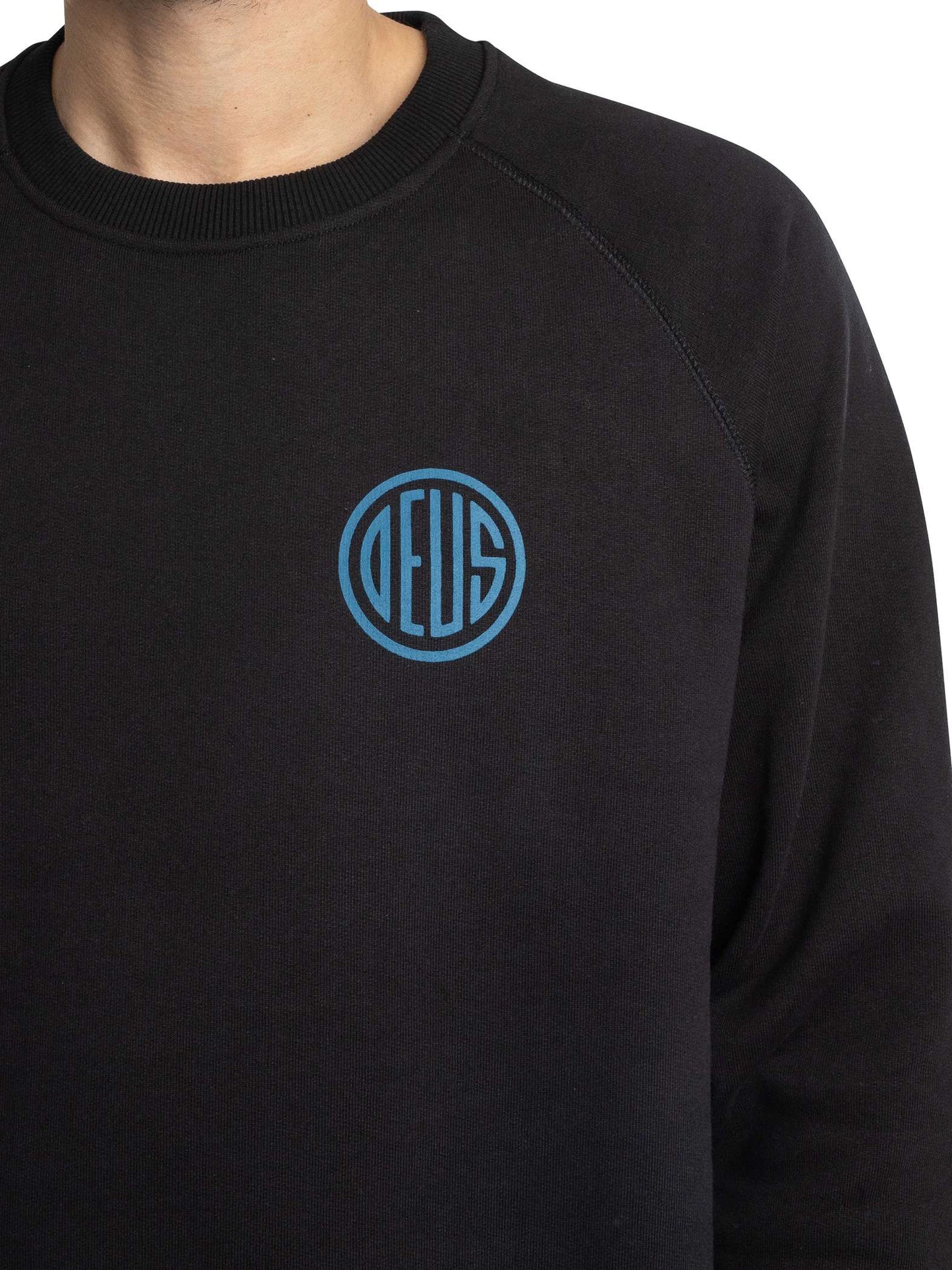 Deus Ex Machina | Sweat à col rond avec ''Pill logo'' - Noir