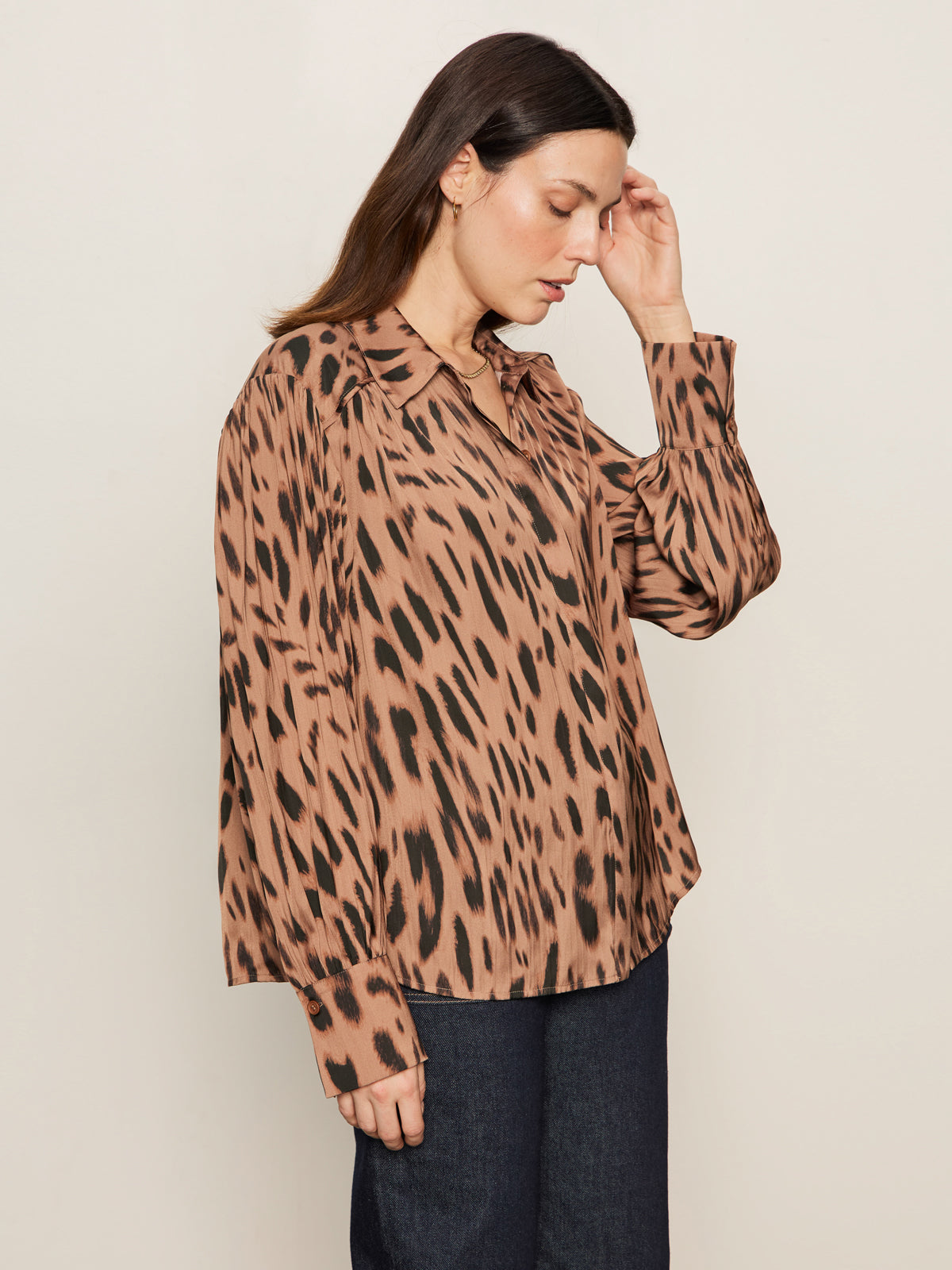 Sanctuary | Blouse "Mocha Leo" - Marron