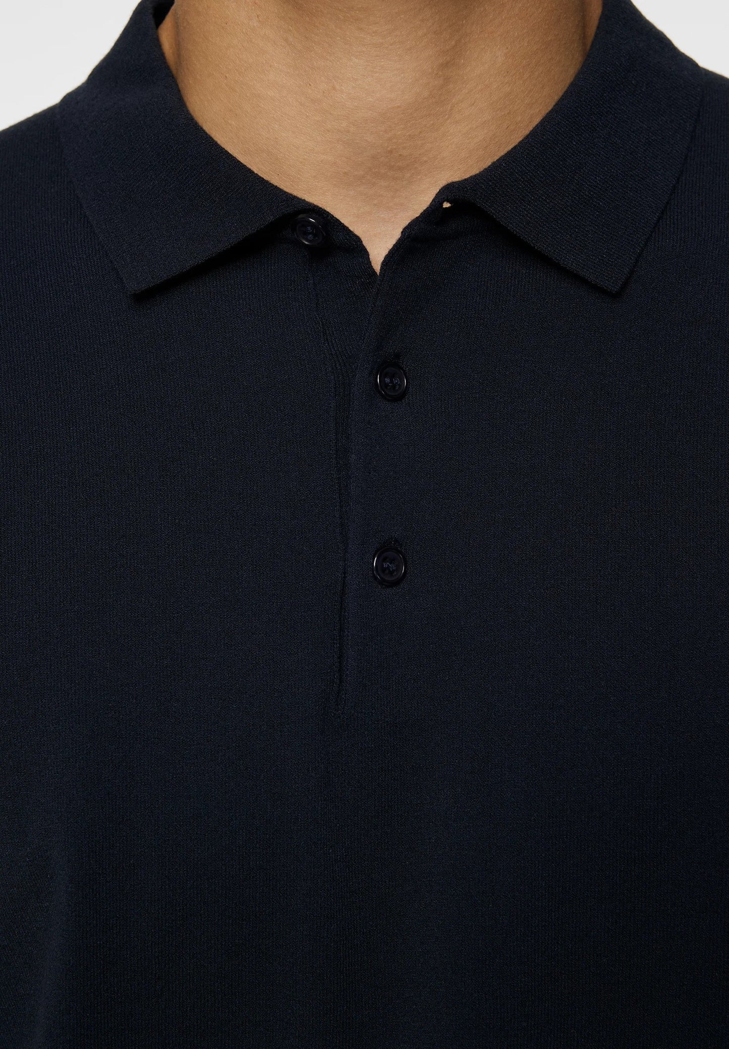 J.Lindeberg | Le polo en maille ''Ridge'' - Marine