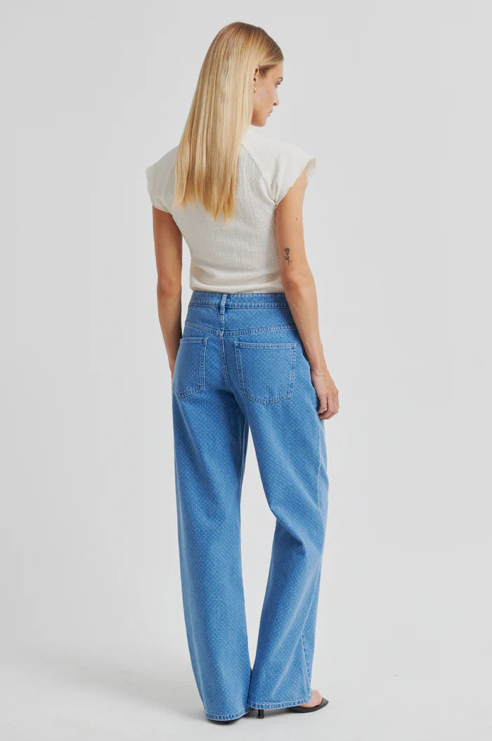 SECOND FEMALE | Pantalon en Denim 'Cama' | Bleu