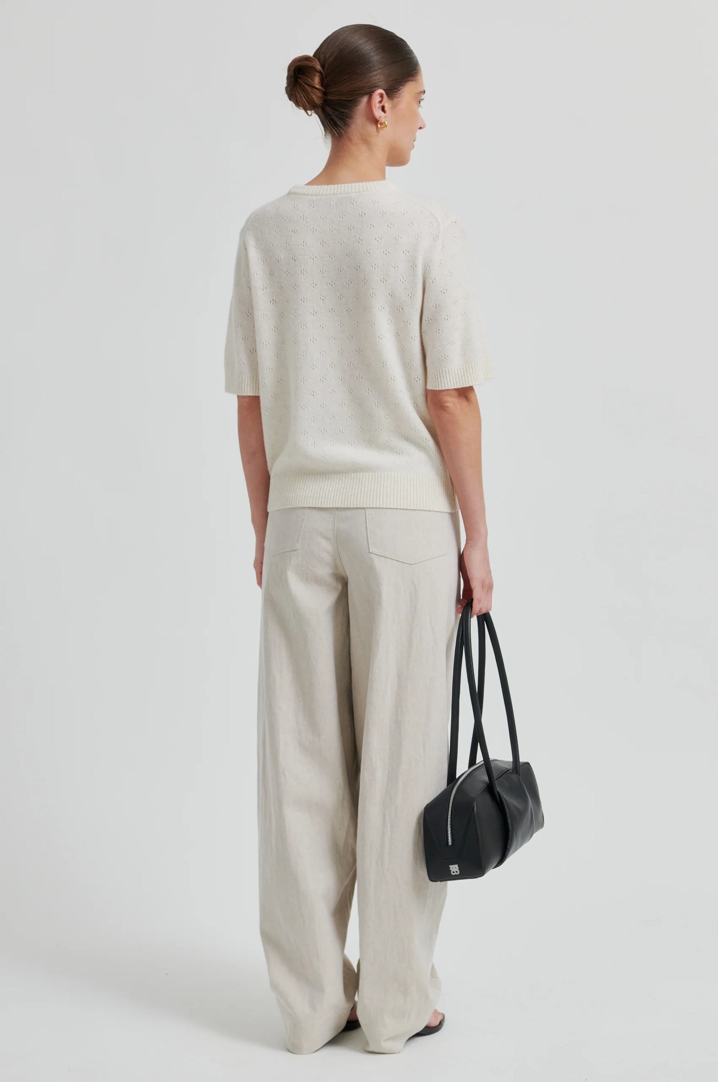 SECOND FEMALE | Pull en maille pointelle 'Amala' | Tofu